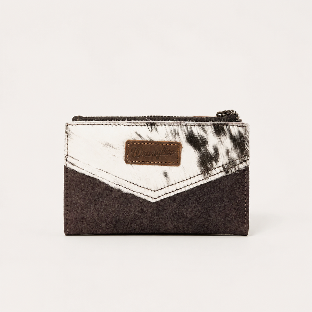 Wrangler Card Holder Bi-Fold Wallet on soft-white background