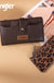 Wrangler Leopard Bi - fold Wallet with Detachable Pouch - LECCE