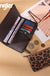 Wrangler Leopard Bi - fold Wallet with Detachable Pouch - LECCE