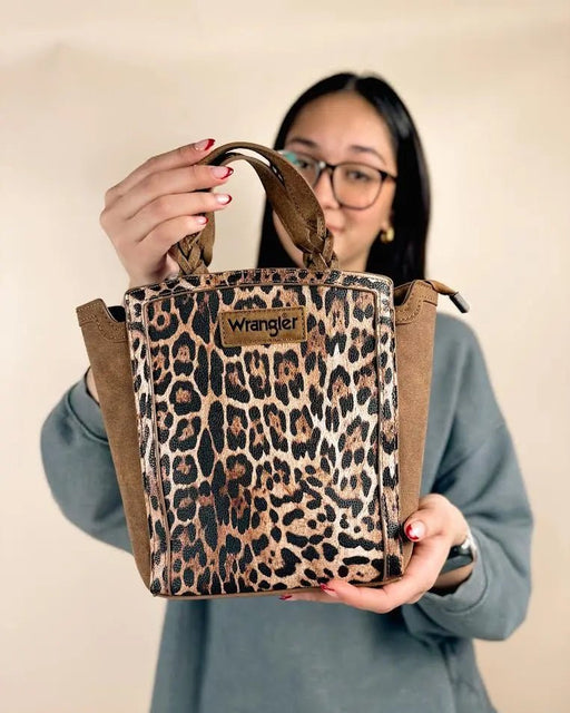 Wrangler Leopard Print Tote Bag - LECCE