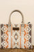 Wrangler Sherpa Aztec Canvas Tote/Crossbody Purses - LECCE