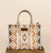 Wrangler Sherpa Aztec Canvas Tote/Crossbody Purses - LECCE