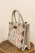 Wrangler Sherpa Aztec Canvas Tote/Crossbody Purses - LECCE