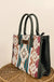 Wrangler Sherpa Aztec Canvas Tote/Crossbody Purses - LECCE