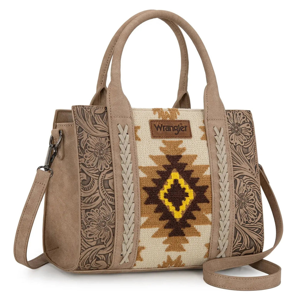 Wrangler Tooled Aztec Concealed Carry Tote