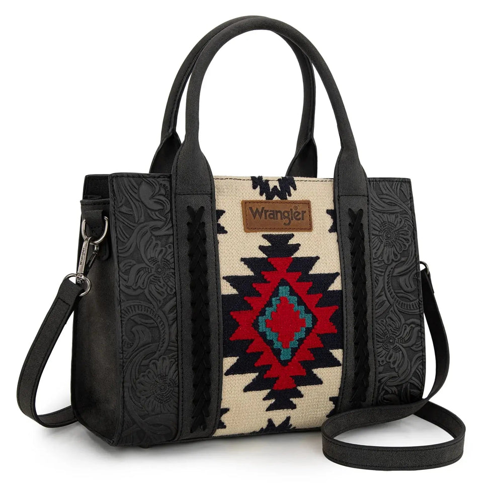 Wrangler Tooled Aztec Concealed Carry Tote - LECCE
