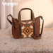 Wrangler Vintage Tooled Aztec Pattern Print Totes - LECCE