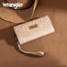 Wrangler Western Floral Tooled Tri - fold Wristlet - LECCE