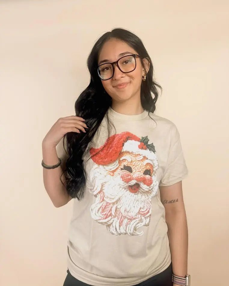 Yarn Crochet Santa Tee