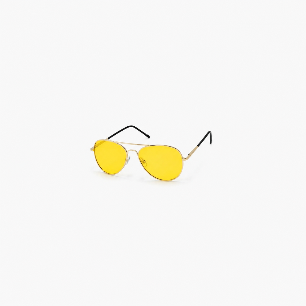 Sunglasses on soft white background