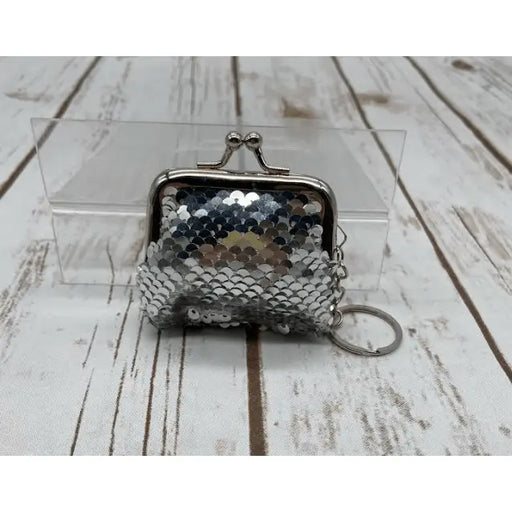 Sequin coin bag keychains LECCE
