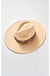 Panama rancher hat with animal print strap LECCE