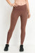 Highwaist Zipper Pocket Moto Mesh Full Leggings
