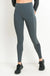Highwaist Zipper Pocket Moto Mesh Full Leggings