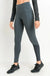 Highwaist Zipper Pocket Moto Mesh Full Leggings