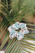 Blush Blue Floral Scrunchie LECCE