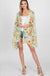 Flower chiffon open front kimono LECCE