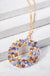 Oval and Glass Bead Necklace LECCE