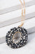 Oval and Glass Bead Necklace LECCE