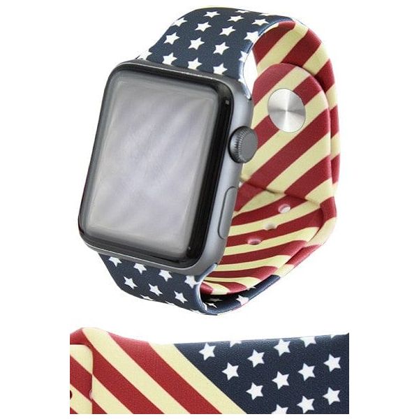 Correa de reloj con bandera americana