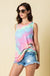 Sleeveless Multi Tie Die Top LECCE