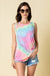 Sleeveless Multi Tie Die Top LECCE