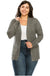 Open Cardigan  Plus Size LECCE