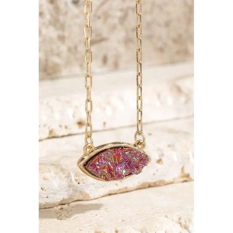 Oval filigree charm short necklace LECCE Boutique