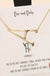 initial necklace