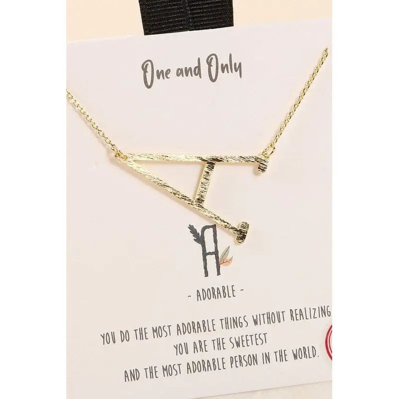 initial necklace