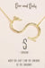 One and only initial gold dip short necklace LECCE