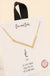 One and only initial gold dip short necklace LECCE