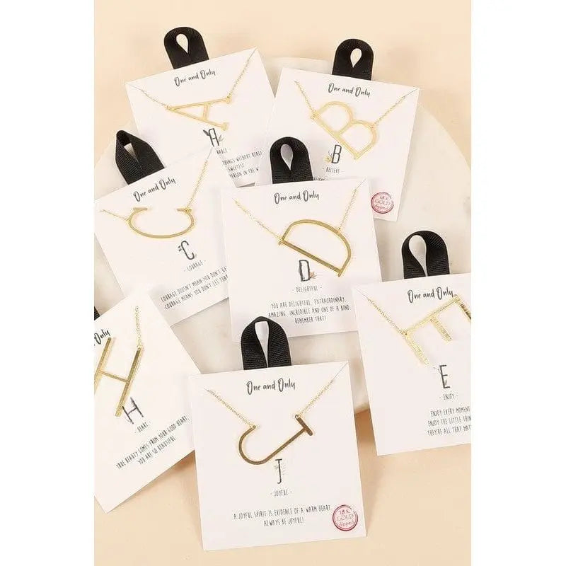initial necklace