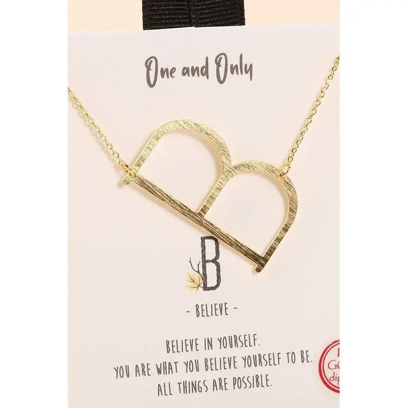 initial necklace