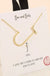 One and only initial gold dip short necklace LECCE