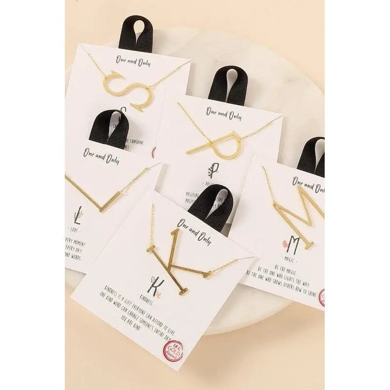 initial necklace