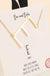 One and only initial gold dip short necklace LECCE