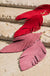 Genuine Leather Leaf Earrings