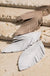 Genuine Leather Leaf Earrings
