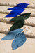 Genuine Leather Leaf Earrings