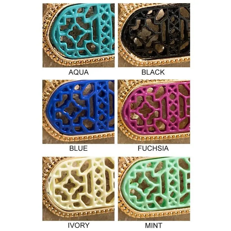 Oval filigree charm short necklace LECCE Boutique
