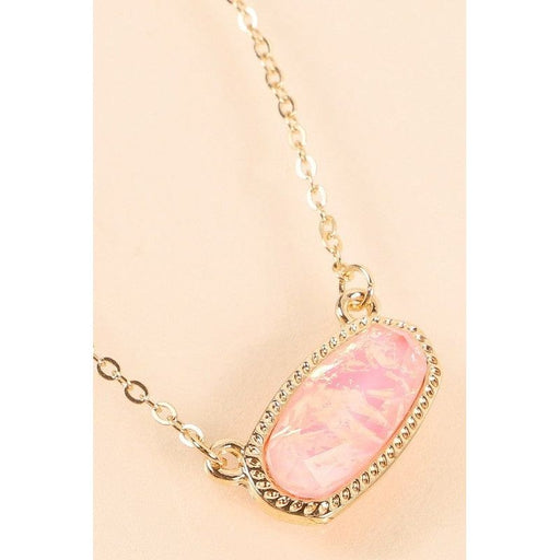 Gemstone Chain Short Necklace LECCE