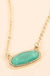 Gemstone Chain Short Necklace LECCE