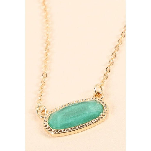 Gemstone Chain Short Necklace LECCE
