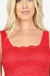 Seamless bra top with front lace cover LECCE