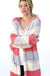 MULTI COLOR STRIPED POPCORN CARDIGAN LECCE
