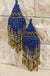 Seed Bead Tassel Earrings