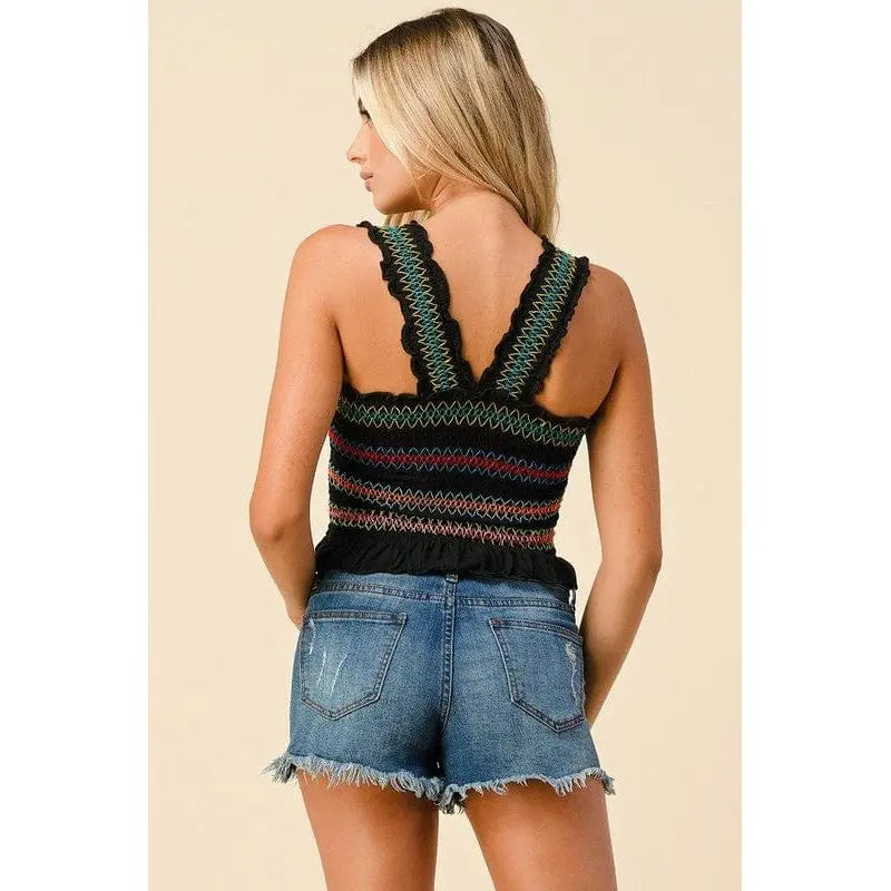 Multi color tank top
