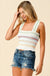 Multi color tank top