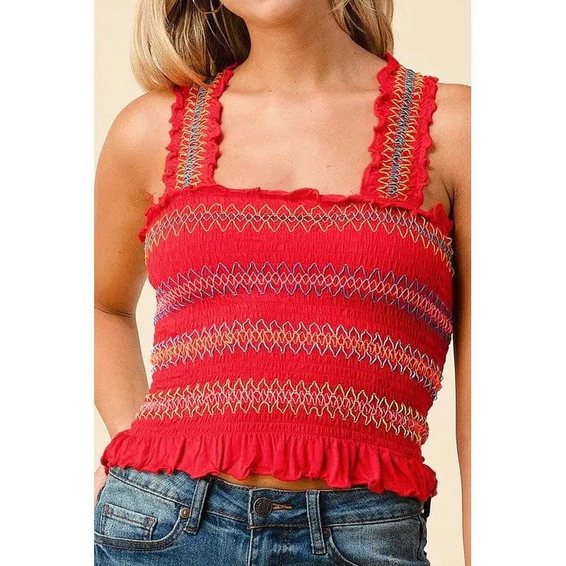 Multi color tank top